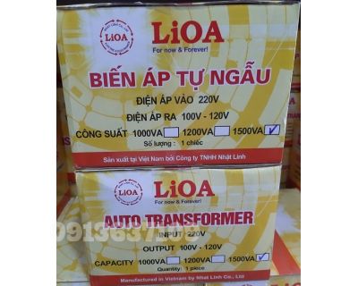 BIẾN ÁP DÂN DỤNG LIOA  1.5KVA