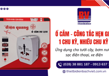 Ổ cắm, công tắc hẹn giờ 1 chu kỳ, nhiều chu kỳ - Giải pháp tưới cây, bơm nước, sạc điện thoại và xe điện hiệu quả