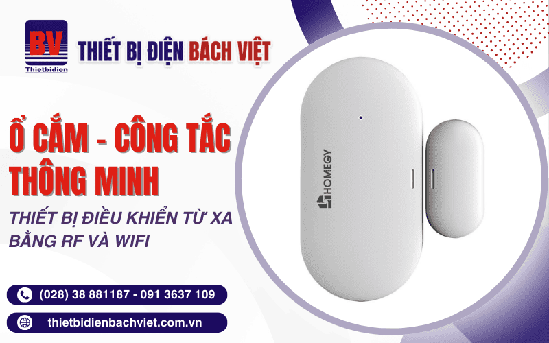 Ổ cắm công tắc thông minh điều khiển từ xa